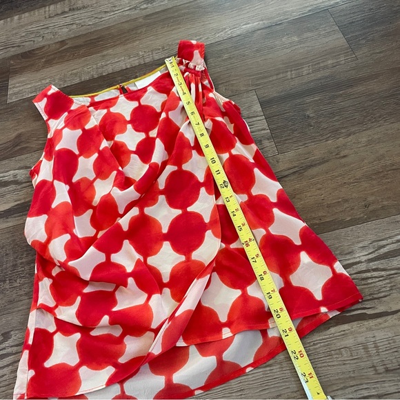 Maeve Anthropologie quantum dot silk tank 0 - Picture 8 of 8